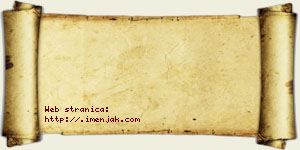 Daniel Binjić vizit kartica